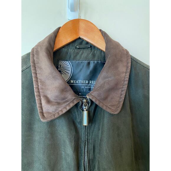 Weather Report by Weatherproof Men's Bomber Jacket XL Green Full Zip - Picture 8 of 12